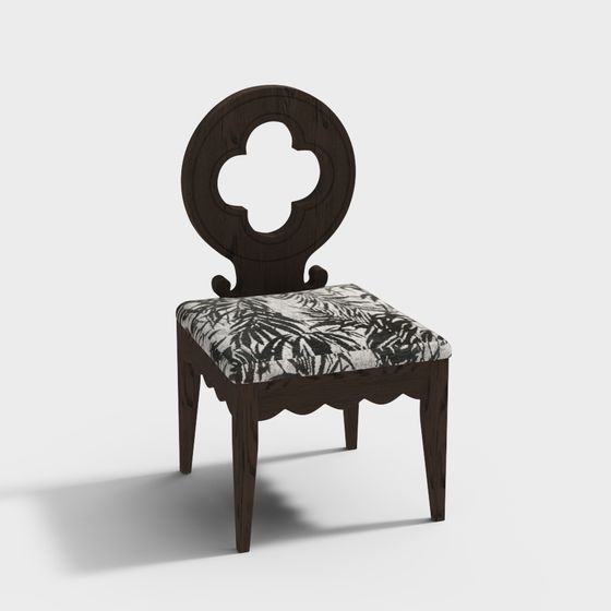 Vintage Style Chair 3D model for Modern Design
