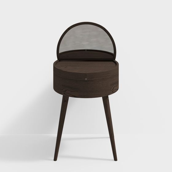 Stylish Makeup Vanity 3D model for Creative Spaces