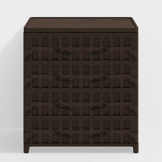 Urban Window Low-Poly Furniture 3D model for Modern Spaces