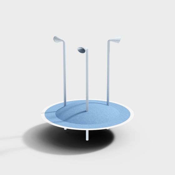 Modern Minimalist Carousel 3D model