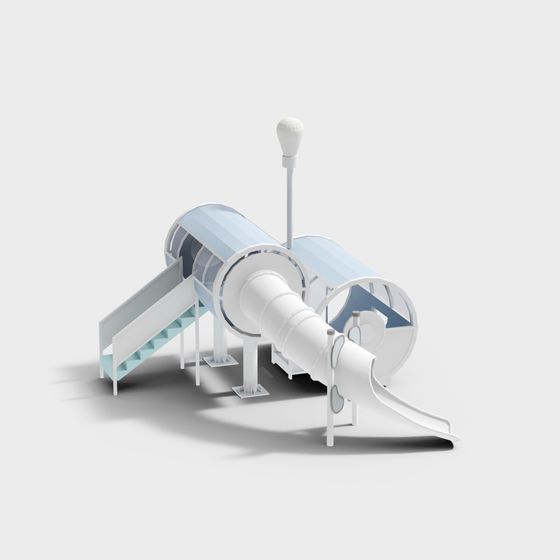 Futuristic Playground 3D model for Modern Cities