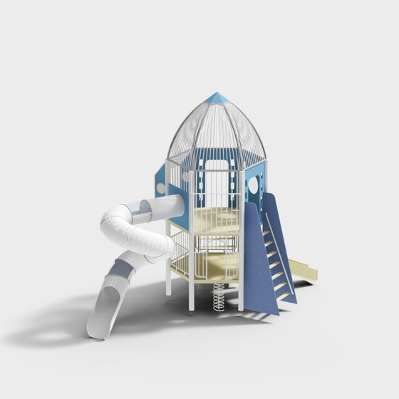 Rocket Playhouse 3D model for Creative Spaces