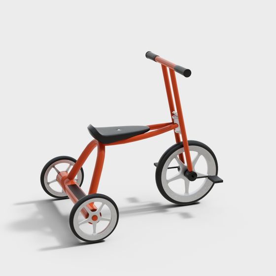 Vibrant Children's Tricycle 3D model