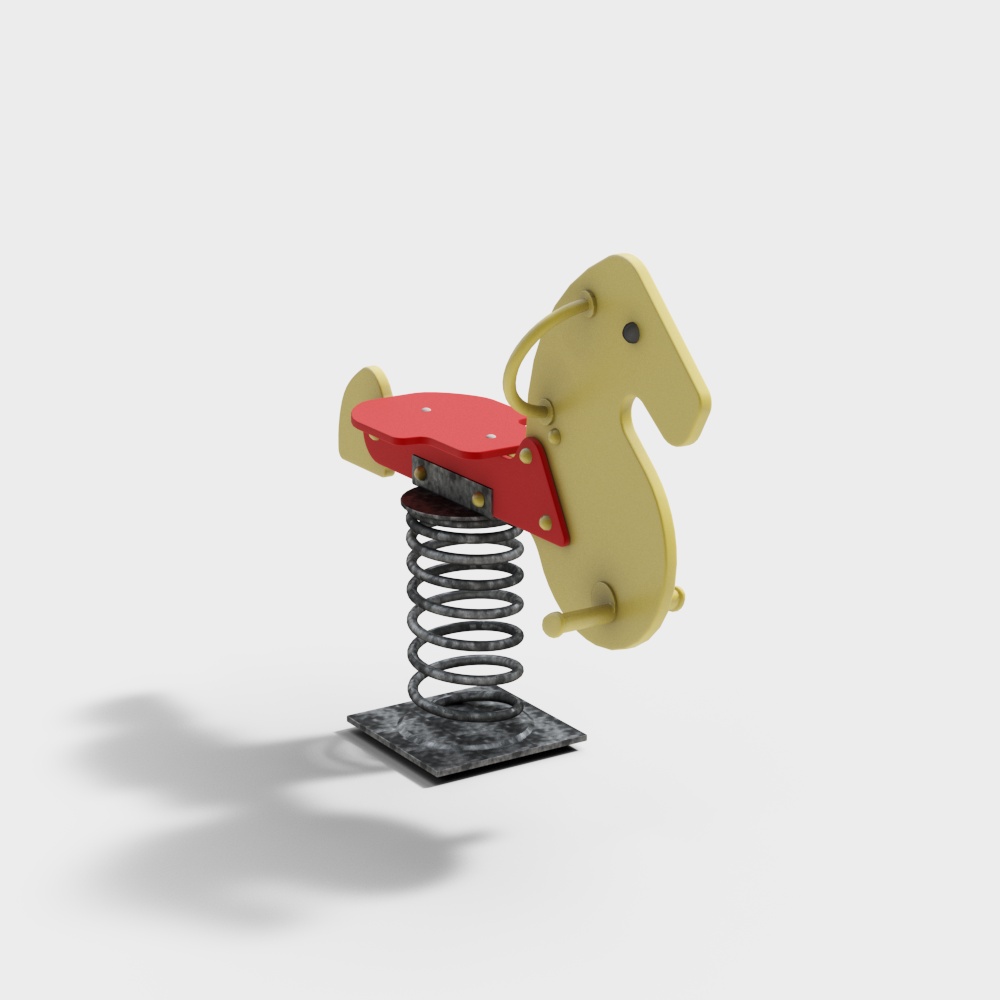 Fun Spring Horse Ride 3D model