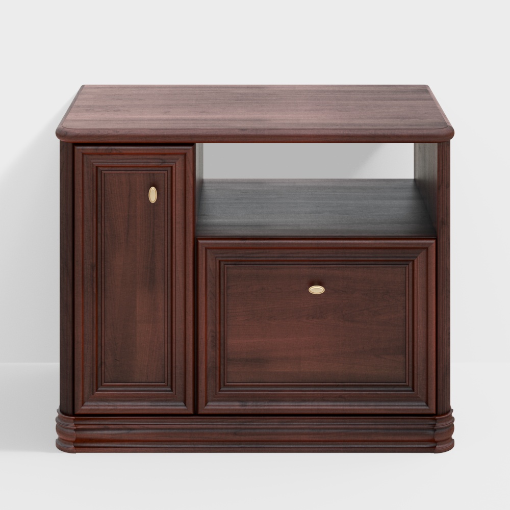 American wooden side cabinet