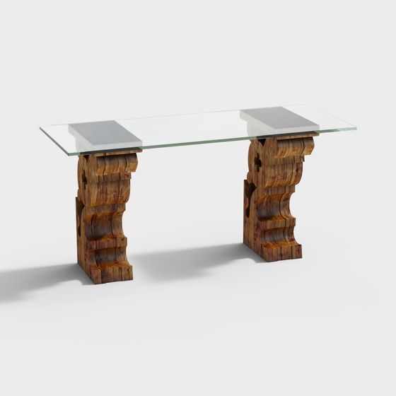 Forest Spirit Long Table 3D model