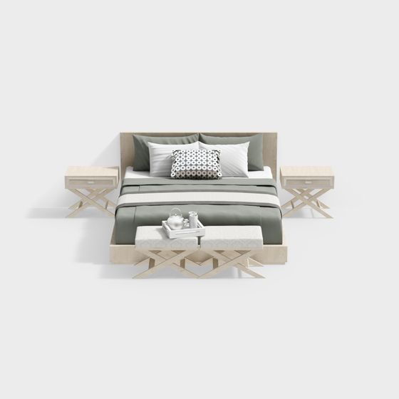 Urban Bedroom Suite 3D model