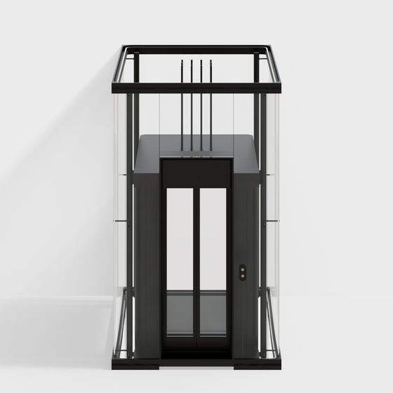 Sleek Modern Elevator 3D Model