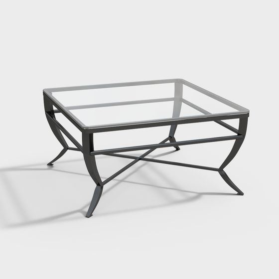 Mesa de centro de vidrio