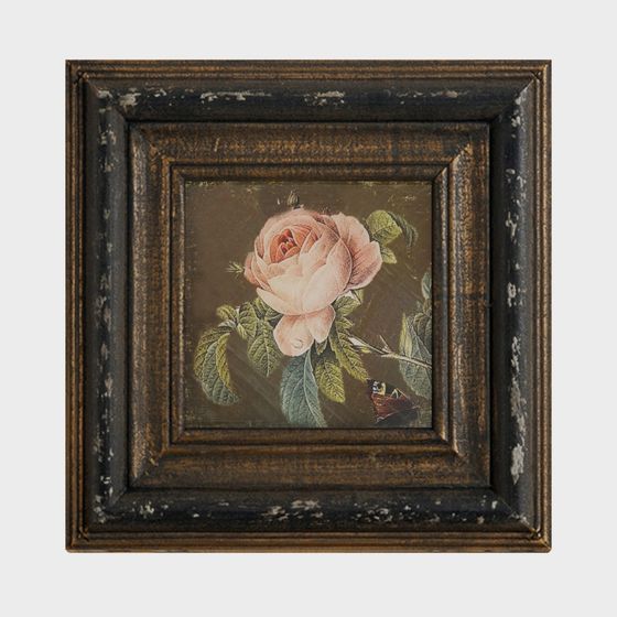 Antique Frame Rose 3D model