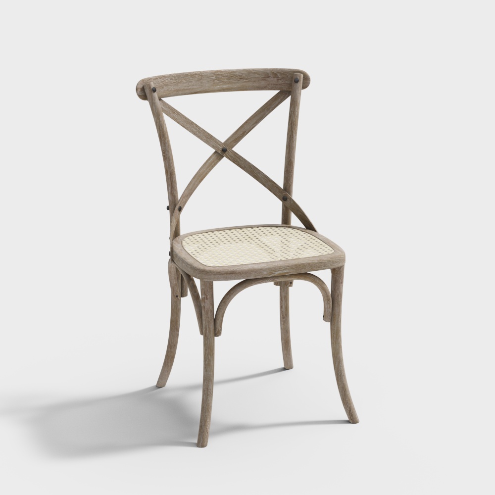 Американский деревянный обеденный стул