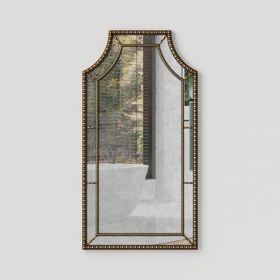 Vintage Frame 3D model for Elegant Interiors