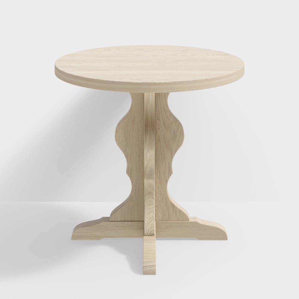 Wooden end table