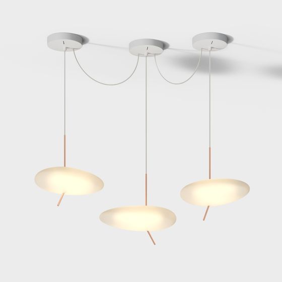 Floating Light Whisper 3D model