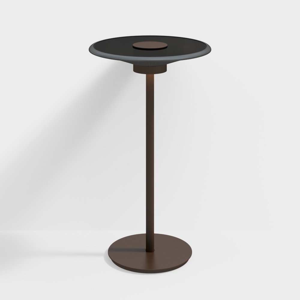 One square standing lamp