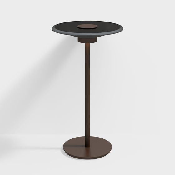 Elegant Minimalist Round Table 3D model