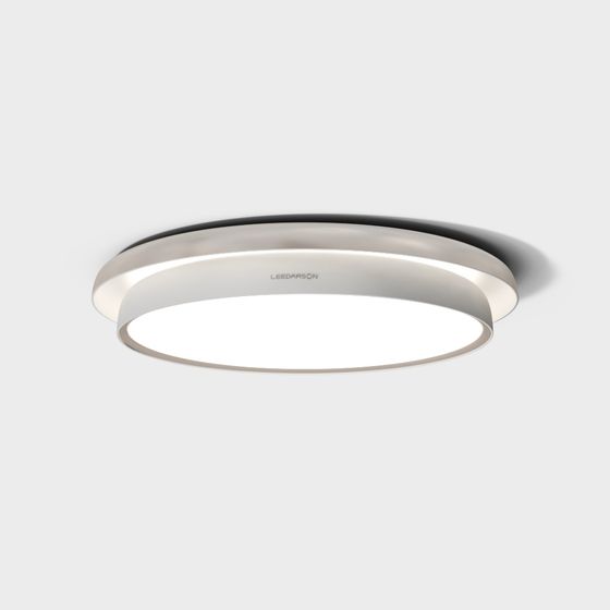Minimalist Round Ceiling Light 3D model