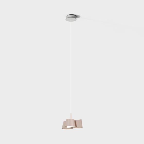 Elegant Modern Minimalist Chandelier 3D model