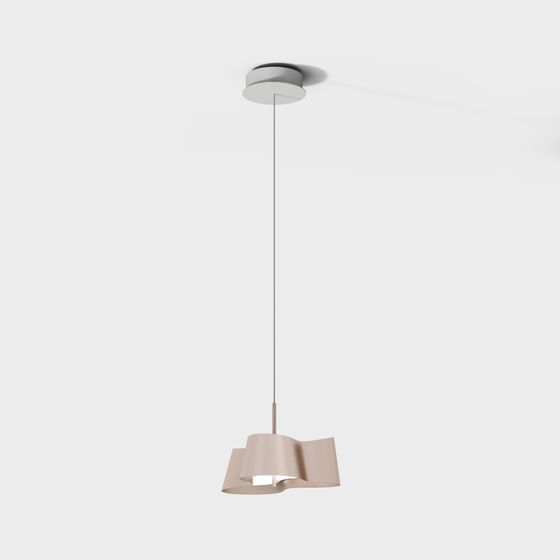 Elegant Modern Chandelier 3D model