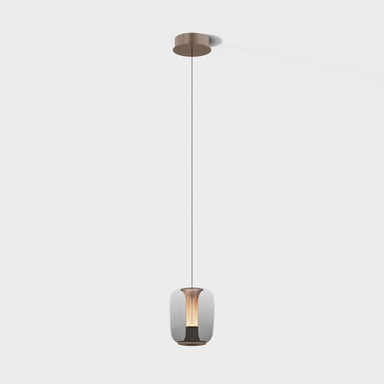 Stylish Polygonal Chandelier 3D model