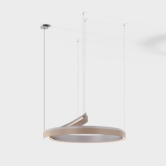 Floating Ring 3D model for Modern Aesthetics