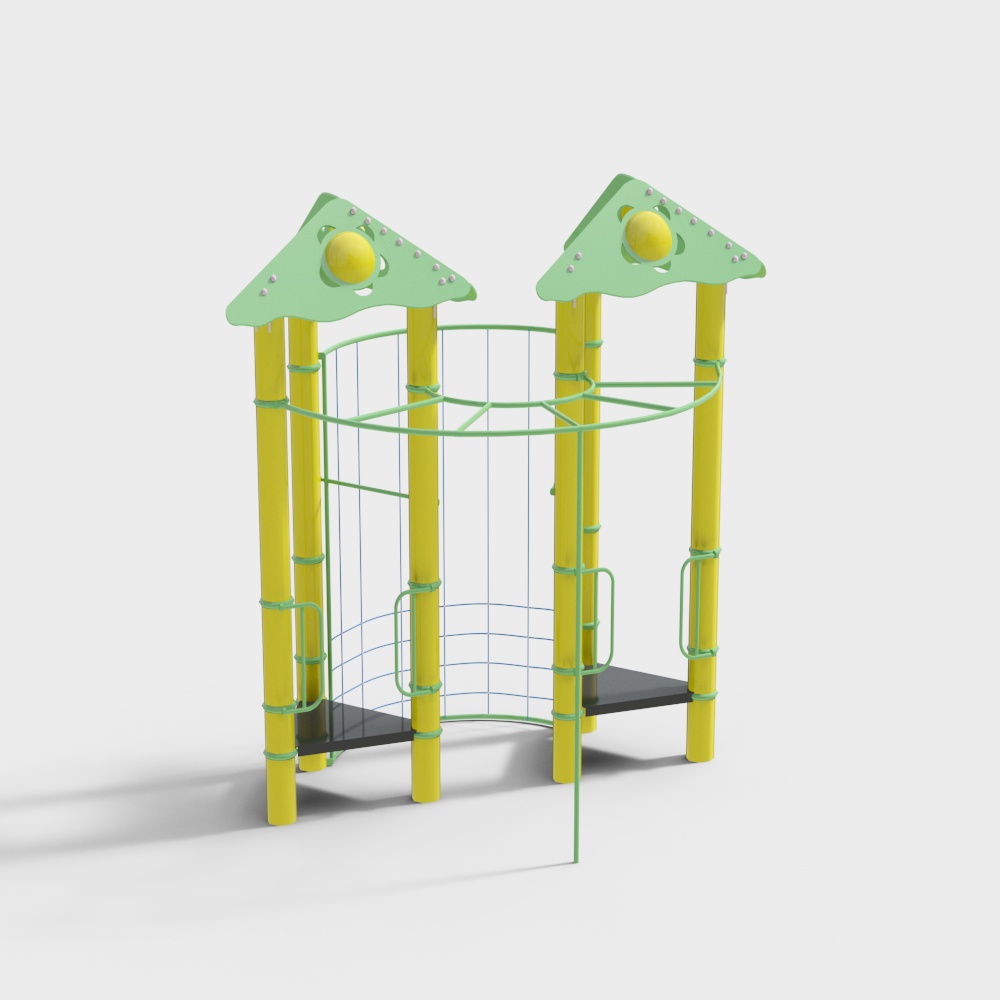 Yellow childrens entertainment facilities