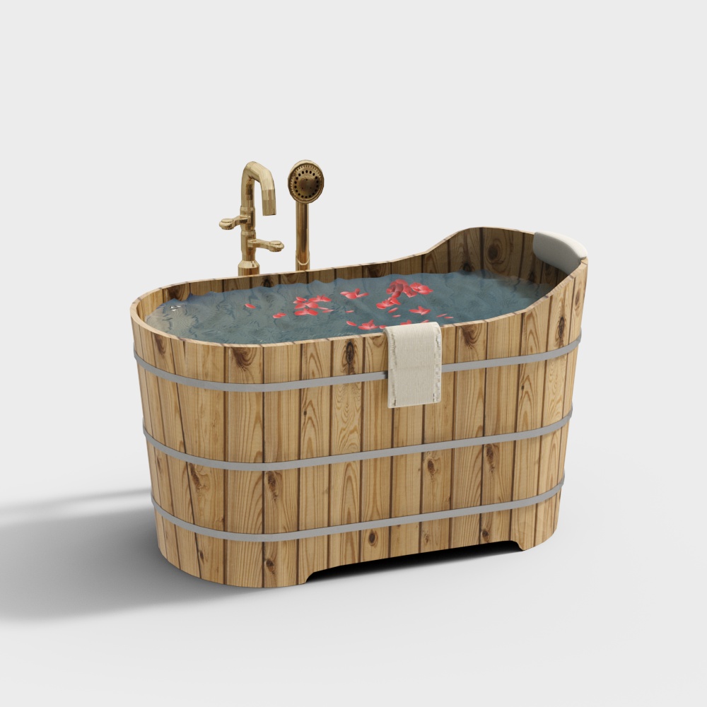 Деревянная ванна