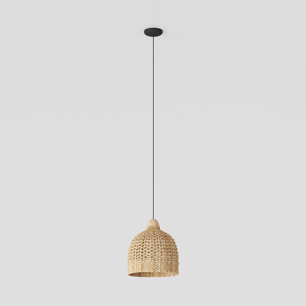 Woven Art Light 3D Model – Low-Poly Woven Design