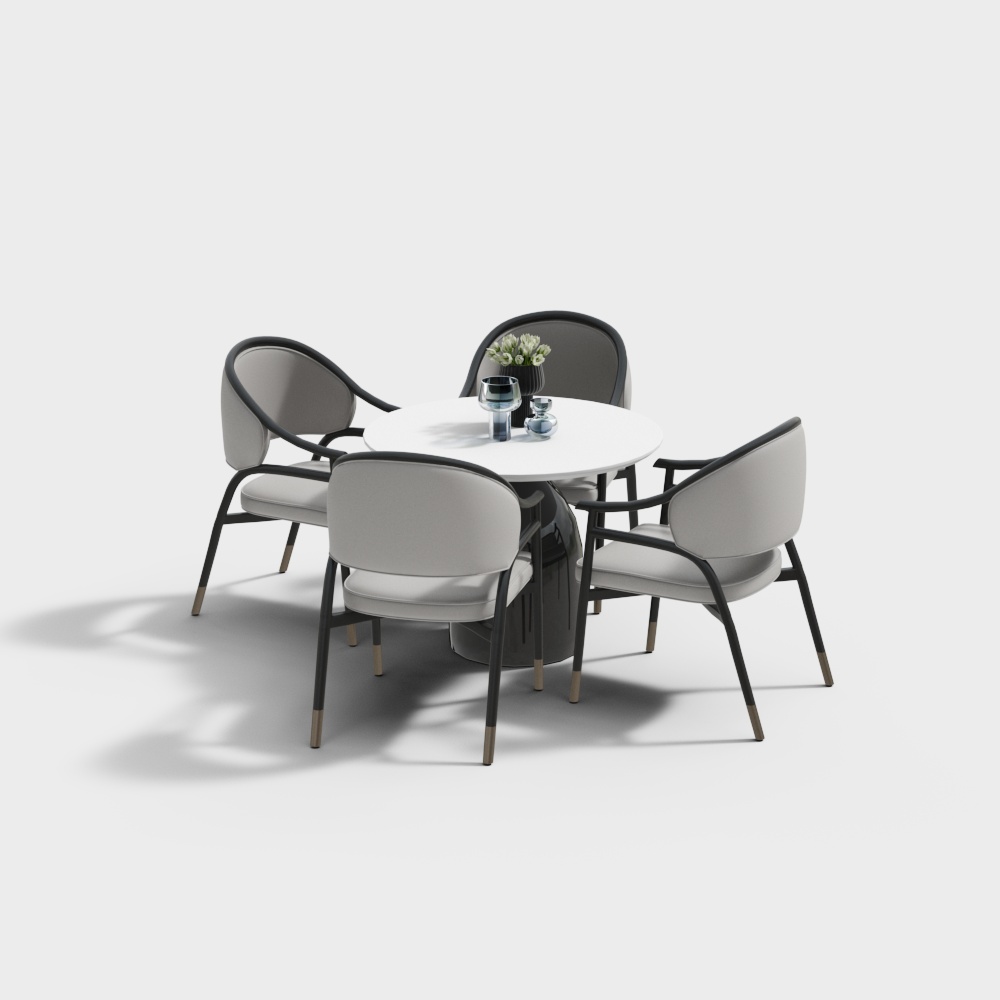 New chinese-style leisure table and chair combination