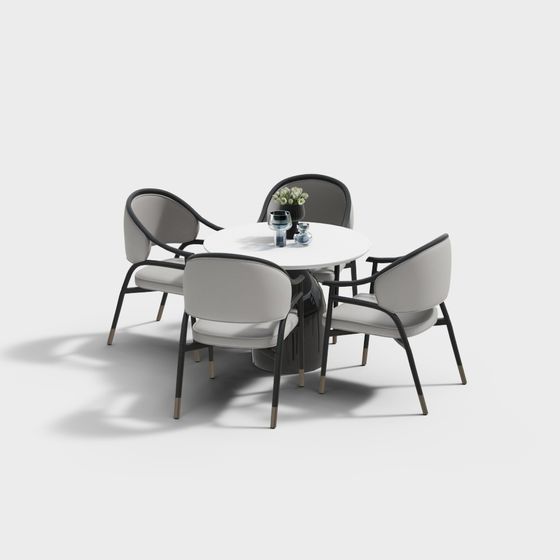 New chinese-style leisure table and chair combination