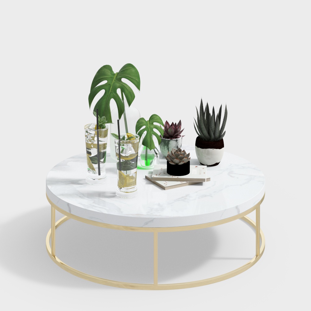 Nordisch Nagelsalon Couchtisch