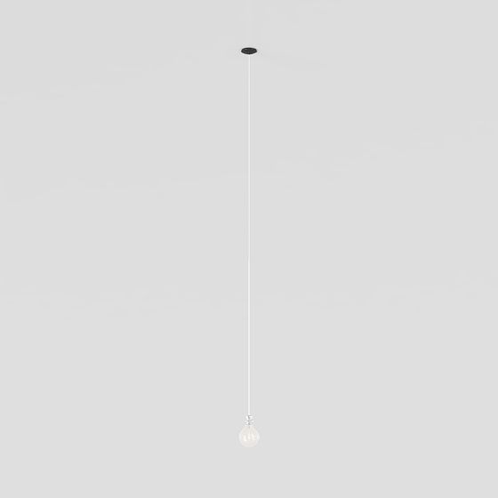 Minimalist Pendant Light Bulb 3D model