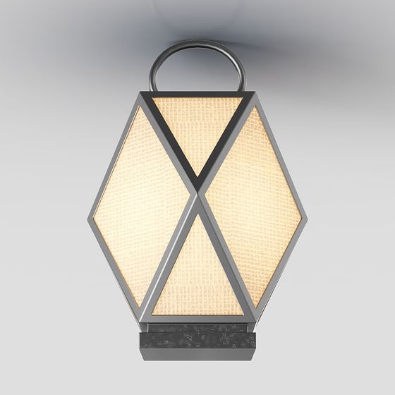 Charming Low Poly Lantern 3D Model for Creative Projects