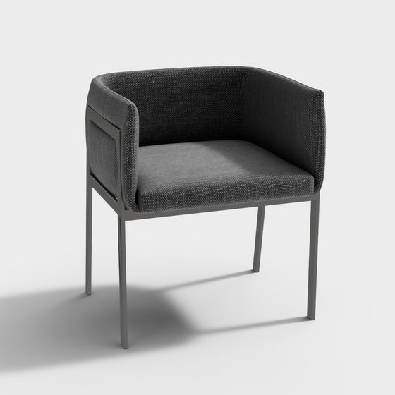 Urban Comfort Chair 3D model for Modern Spaces