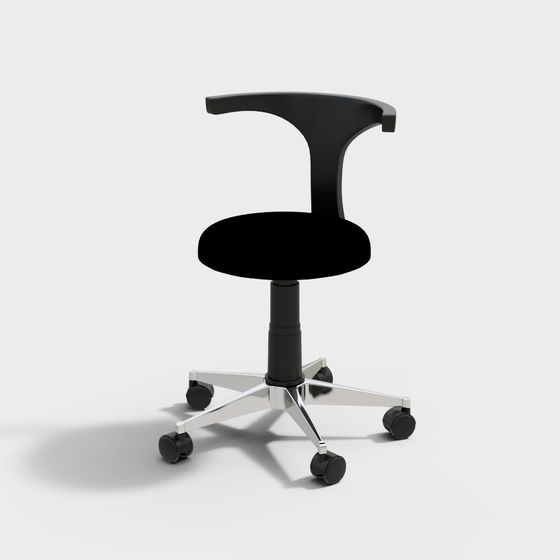 Streamlined Office Chair 3D model