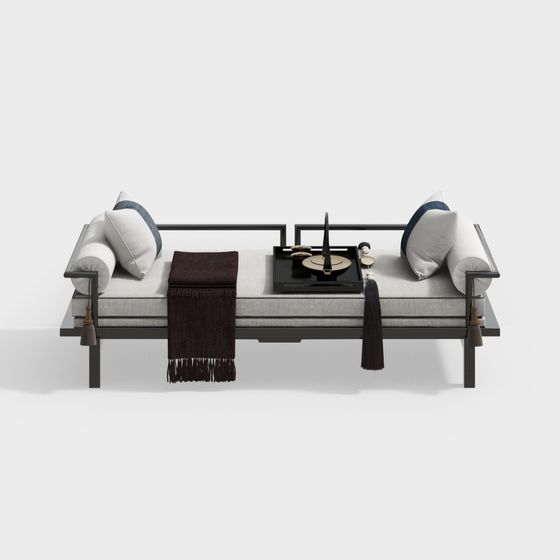 Urban Zen Sofa 3D model for Modern Interiors