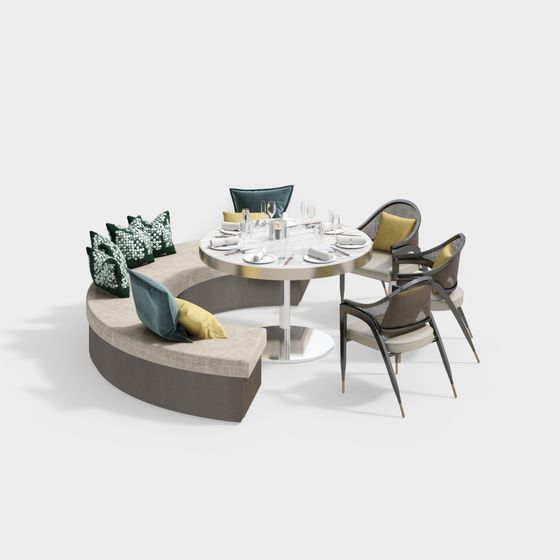 Urban Dining Table 3D model