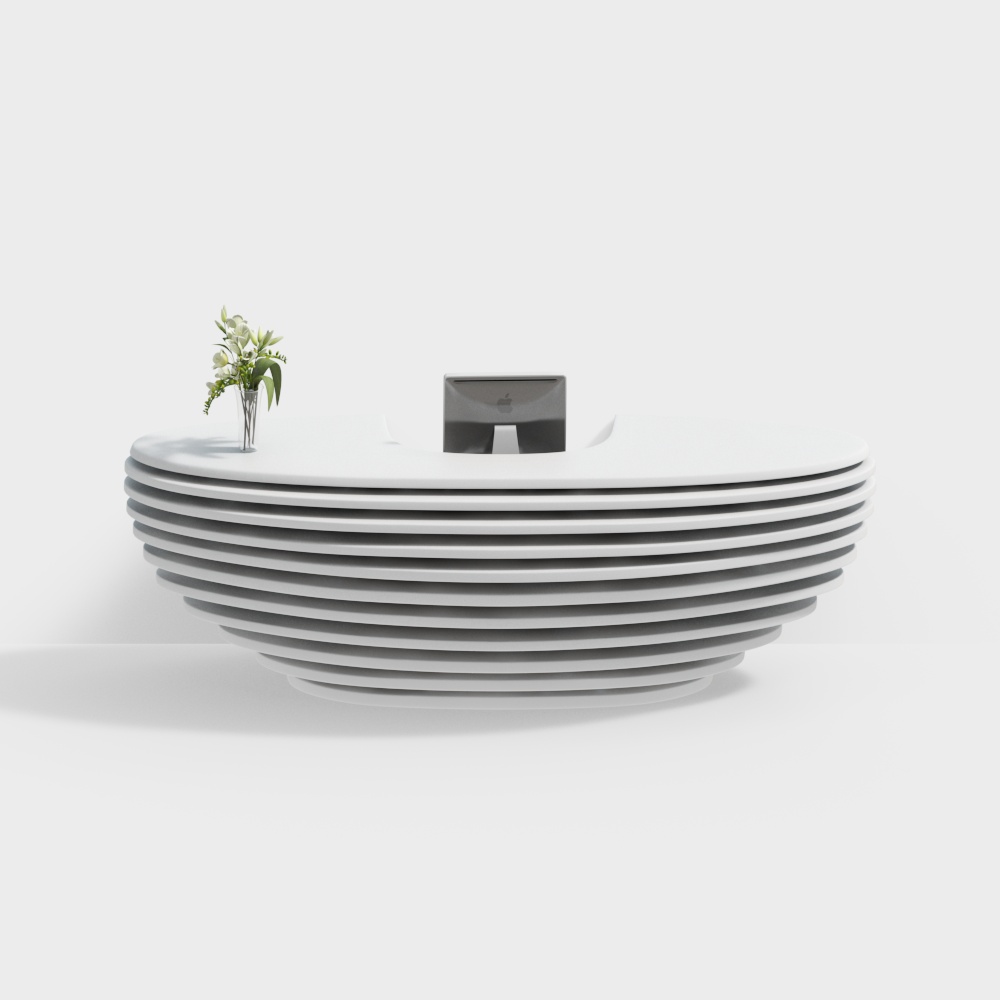 Bancone del Salone di Bellezza Moderno