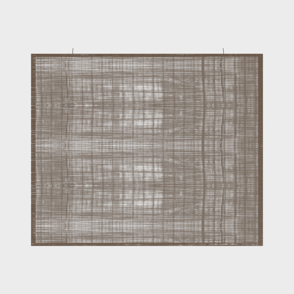 Trang trí rèm tre của quán nghỉ mát gió nhẹ tự nhiên