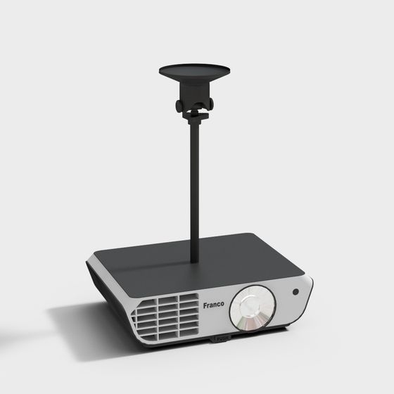 Franco Projector 3D model - Perfect for Modern Projects