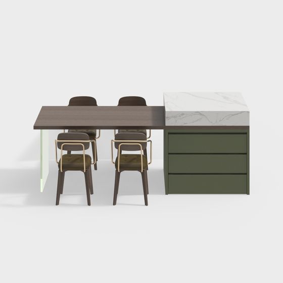 Urban Living Room 3D model for Modern Spaces