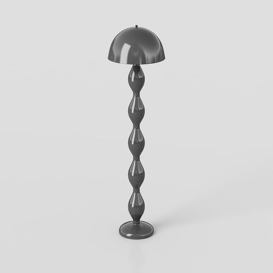 Lampadaires noirs de style vintage français