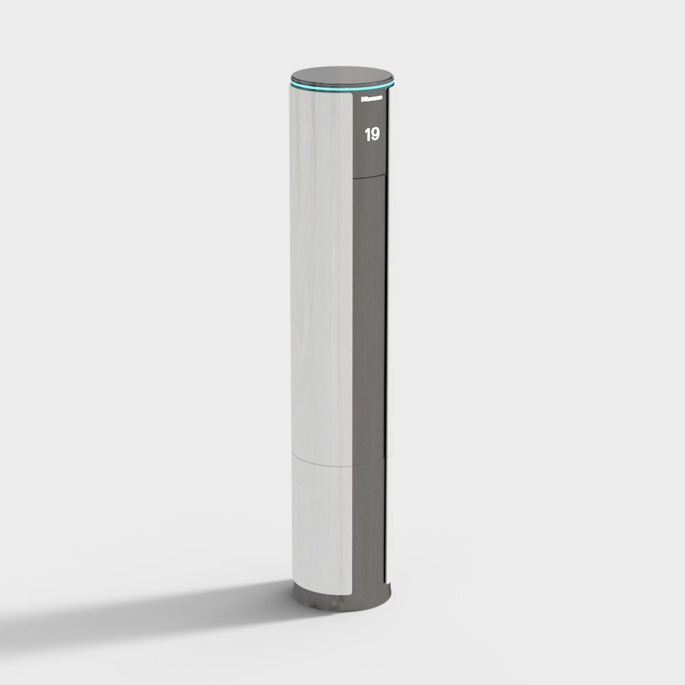 Condizionatore d'aria verticale moderno per soggiorno