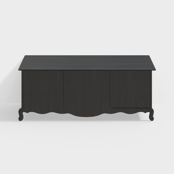 Charming Vintage Storage Cabinet 3D model