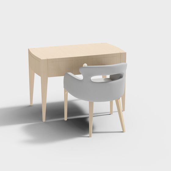 Minimalist Desk Set 3D model