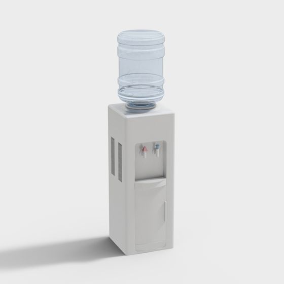 Modern Low-Polygon Water Dispenser 3D model