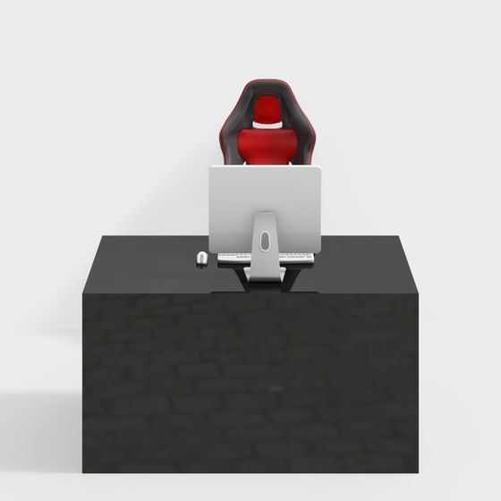 Modern Office Corner 3D model