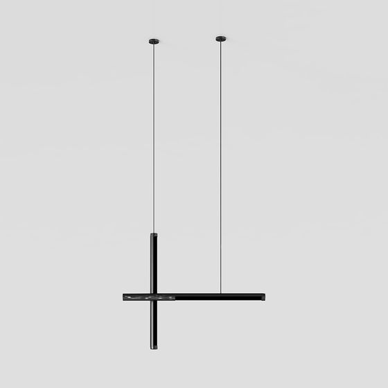 Cross Pendant Light 3D model