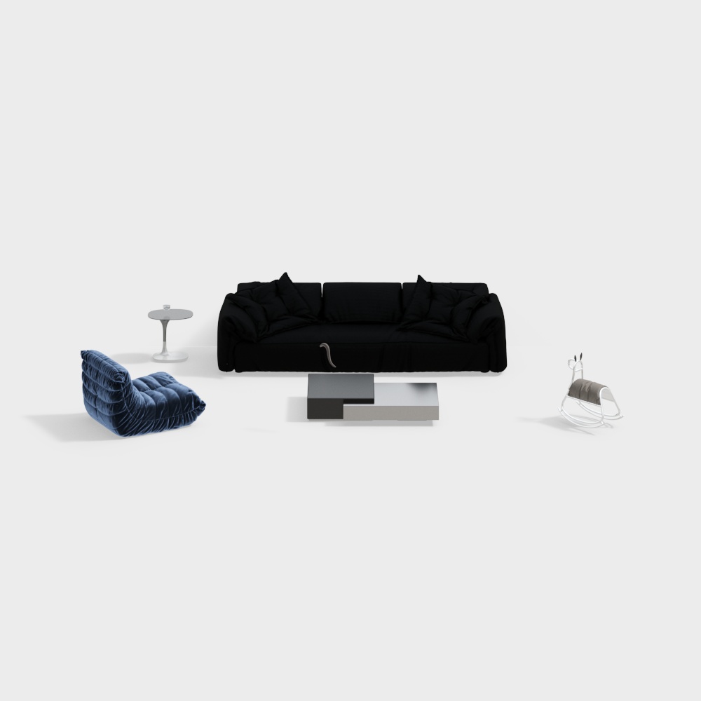 Stylish Minimalist Living Room Sofa