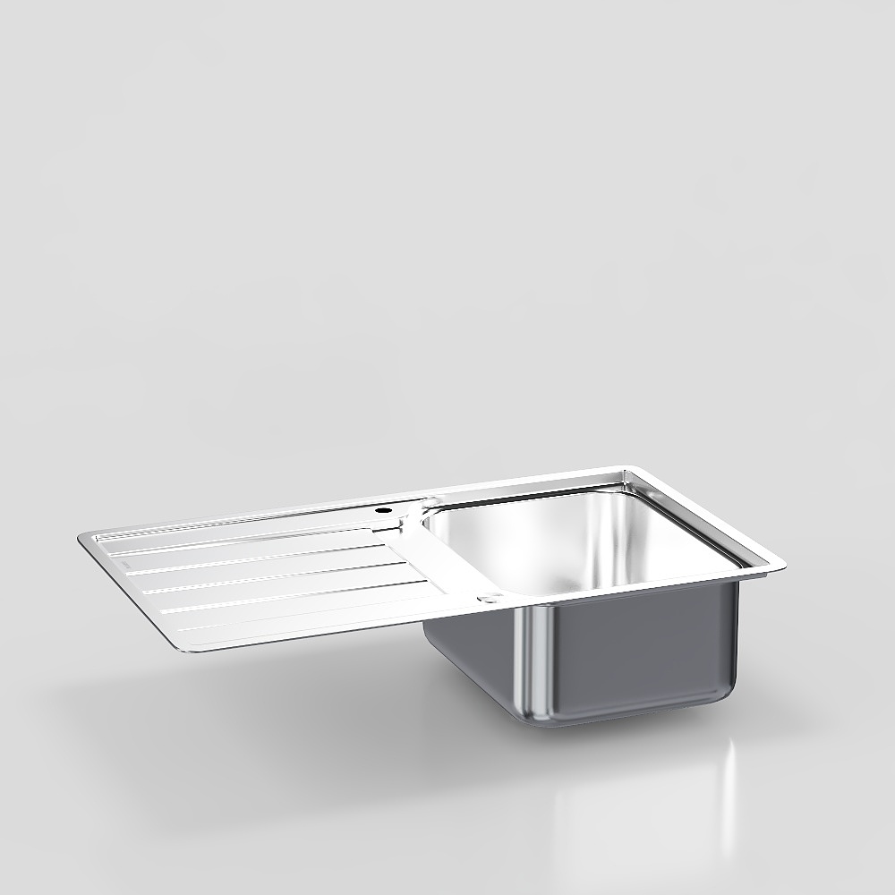 Modern stainless steel sink